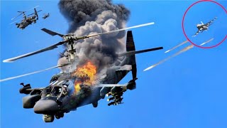 2 Helicopters Carrying 2 Generals and 200 French Troops Shot Down by Russian Su-35