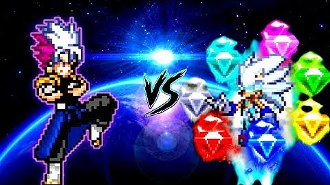 Gogetto Ultra Ego Instinct V2 OP VS Sonic Chaos V4 JVL OP (all form) in Jump Force Mugen