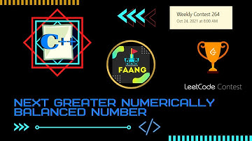 Next Greater Numerically Balanced Number || WC 264 || C++