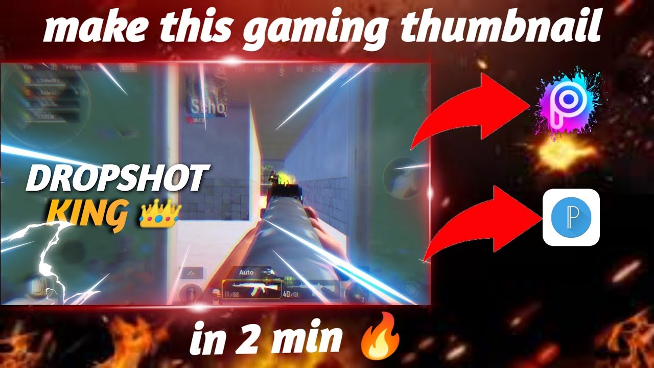 HOW TO MAKE GAMING THUMBNAIL❤ | GAMING THUMBNAIL KESE BANAYE | GOOGLE BABA GAMING THUMBNAIL