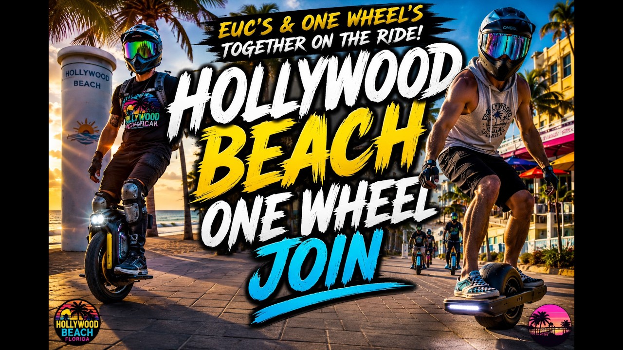 Wheel Life ride: Hollywood One Wheel Join - EUC's and One wheels Ride.