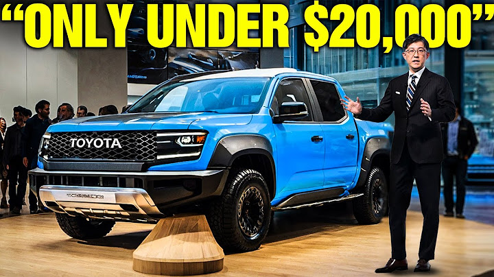 Toyota's New $20,000 Vehicle Has Ford and GM Crapping in Their Pants