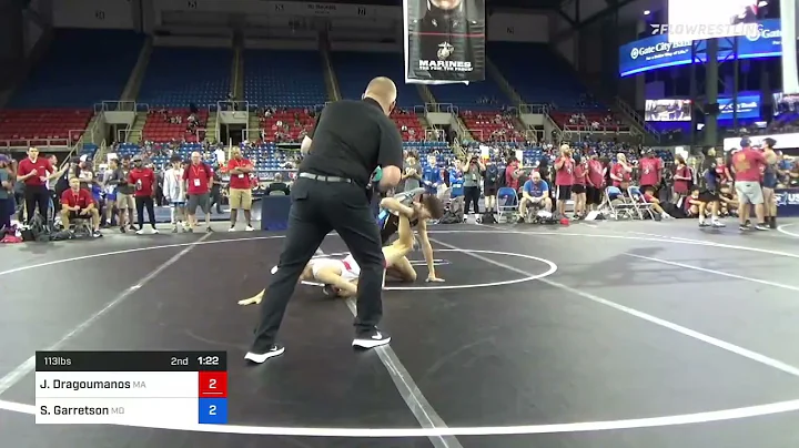 113 Lbs Round Of 64 - Jack Dragoumanos, Massachuse...