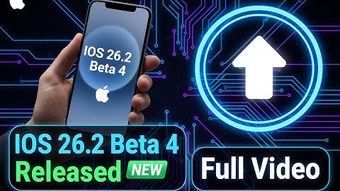 ⚡ iOS 26.2 Beta 4 Update – Apple Just Dropped BIG Changes! #ios26 #iphone #apple 