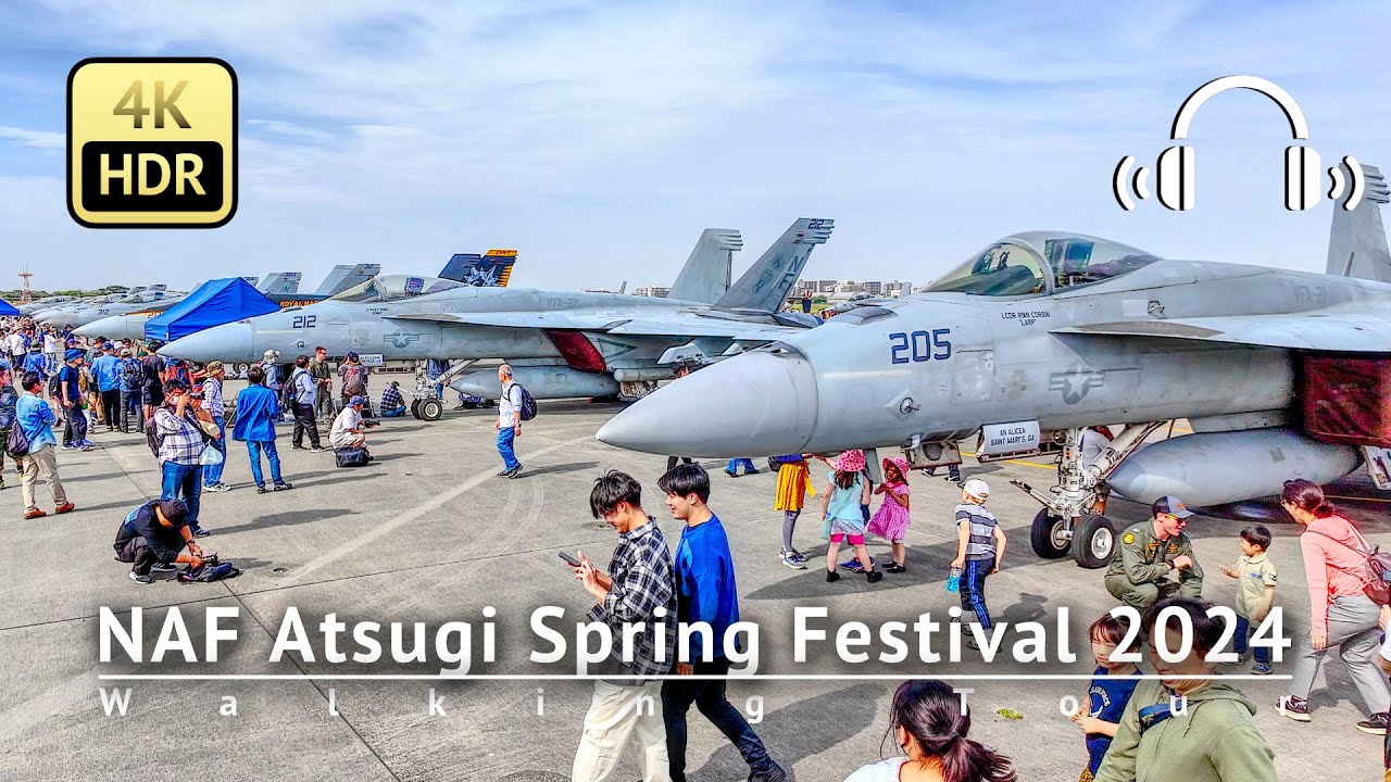 Japan - Exclusive Look Inside Naval Air Facility Atsugi! Japan-US Friendship Spring Festival 2024