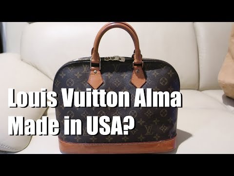 Louis Vuitton Alma Made in USA - Fake or Authentic? 