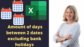 Calculate the difference between two dates excluding bank holidays.
