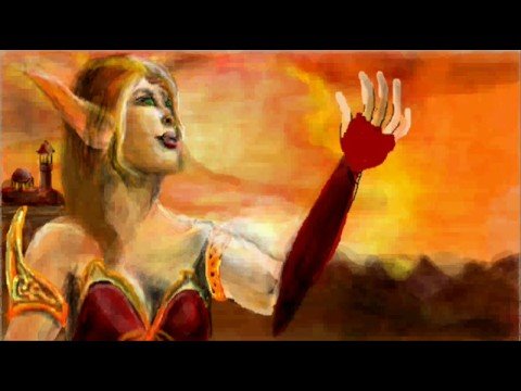 Blood Elf from World of Warcraft Burning Crusade Cinematic