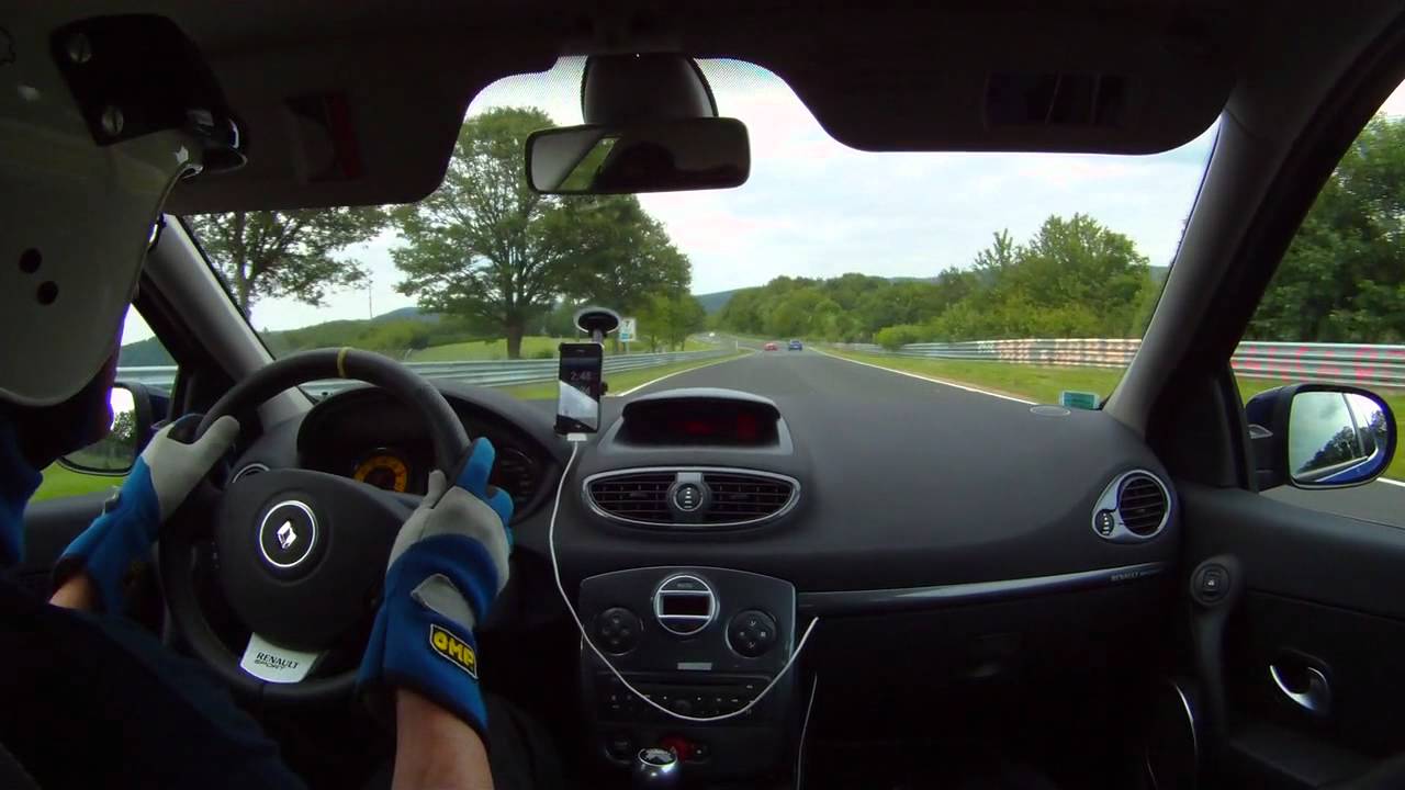 My Clio 3 RS 2 Cup at the Nürburgring Nordschleife 2012/06/23 8'39