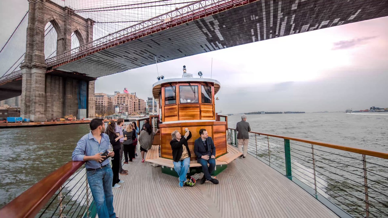 A few shots of Classic Harbor Line's "Manhattan II" using the OSMO, Phantom 3 and Mavic