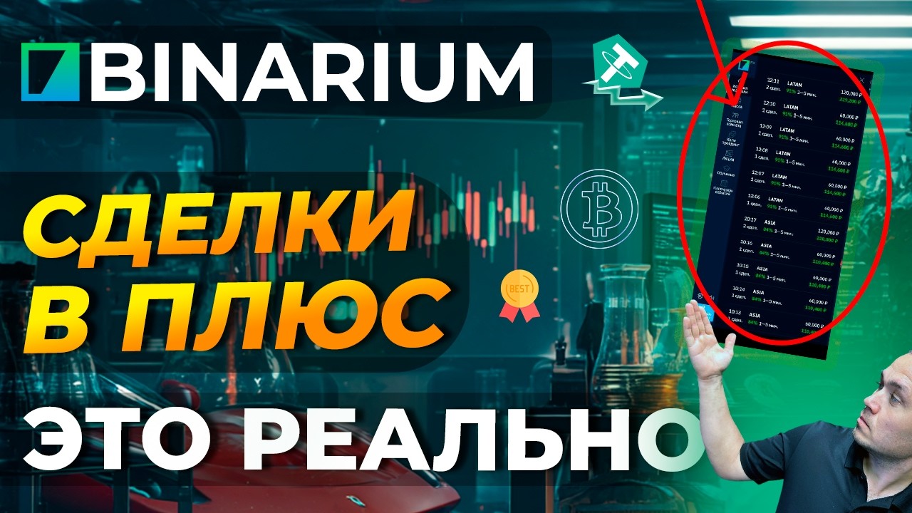 BINARIUM - СДЕЛКИ В ПЛЮС | Поиск точек входа: полный план торговли