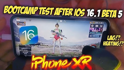 iPhone XR Bootcamp Test After iOS 16.1 beta 5🔥Lag? Heating?