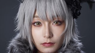 宇垣美里が「人狼」に　変身メイクの過程を大公開　「THE COSPLAY MAKEUP」HOW TO ムービー「人狼」柘榴  ザクロ