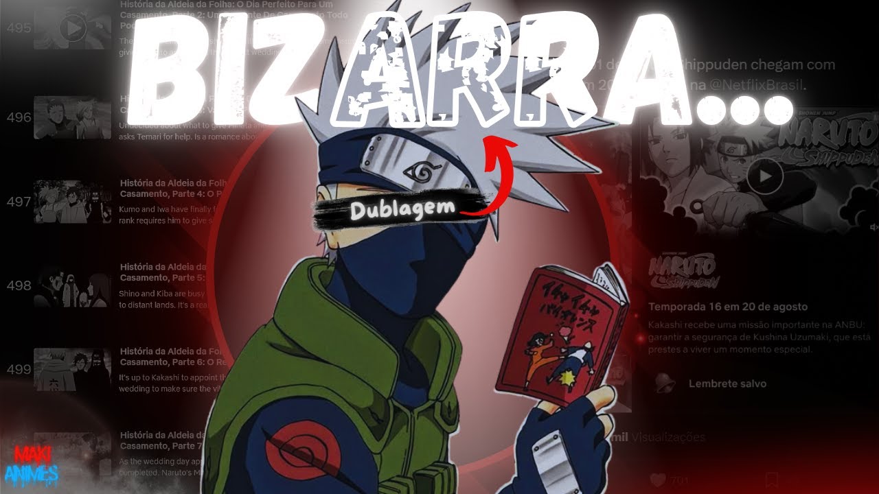 A VERDADE SUJA da dublagem de Naruto Shippuden (com provas)