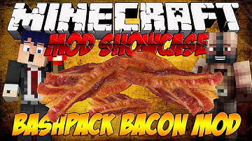 Minecraft Mod Showcase ~ BASHPACK BACON MOD