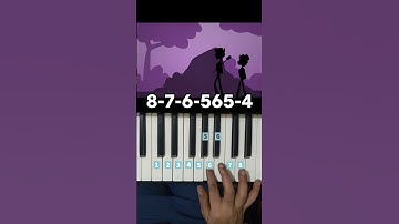 Thumbnail of Daisies (A Hazbin Hotel Song) | Piano Tutorial #shorts