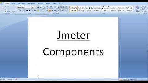 Performance Testing Expert   Jmeter Components in Detail