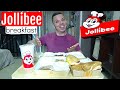 AMERICAN eats Jollibee breakfast in the Philippines