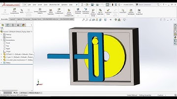 SOLIDWORKS SCOTCH YOKE MECHANISM | SOLIDWORKS 2016 | SOLIDWORKS ASSEMBLY |