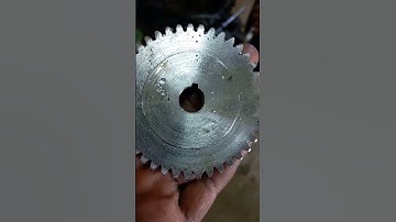 #Gear#sprocket #OD #100 #hardchallenge #mm  #id #castlron#id #boring #machine #Chain # #automechanic