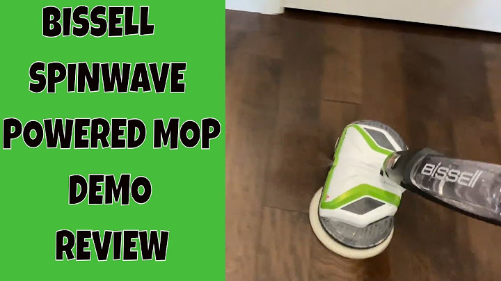 Bissell spinwave powered hardwood floor mop and cleaner