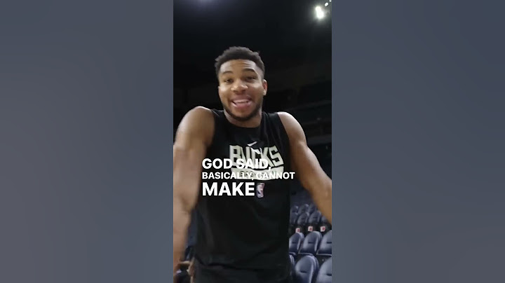 Giannis explains why he struggles with shooting 3's 😂