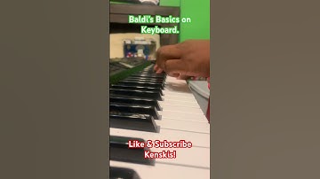 Baldi’s Basics On Keyboard. #piano #keyboard #baldisbasics