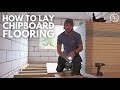 HOW TO LAY CHIPBOARD FLOORING | Build with A&E