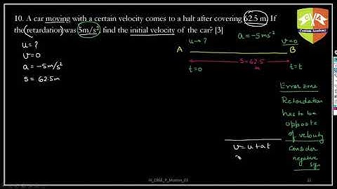 CBSE_WS_P_Motion_Q10: Numerical based on equations of motion