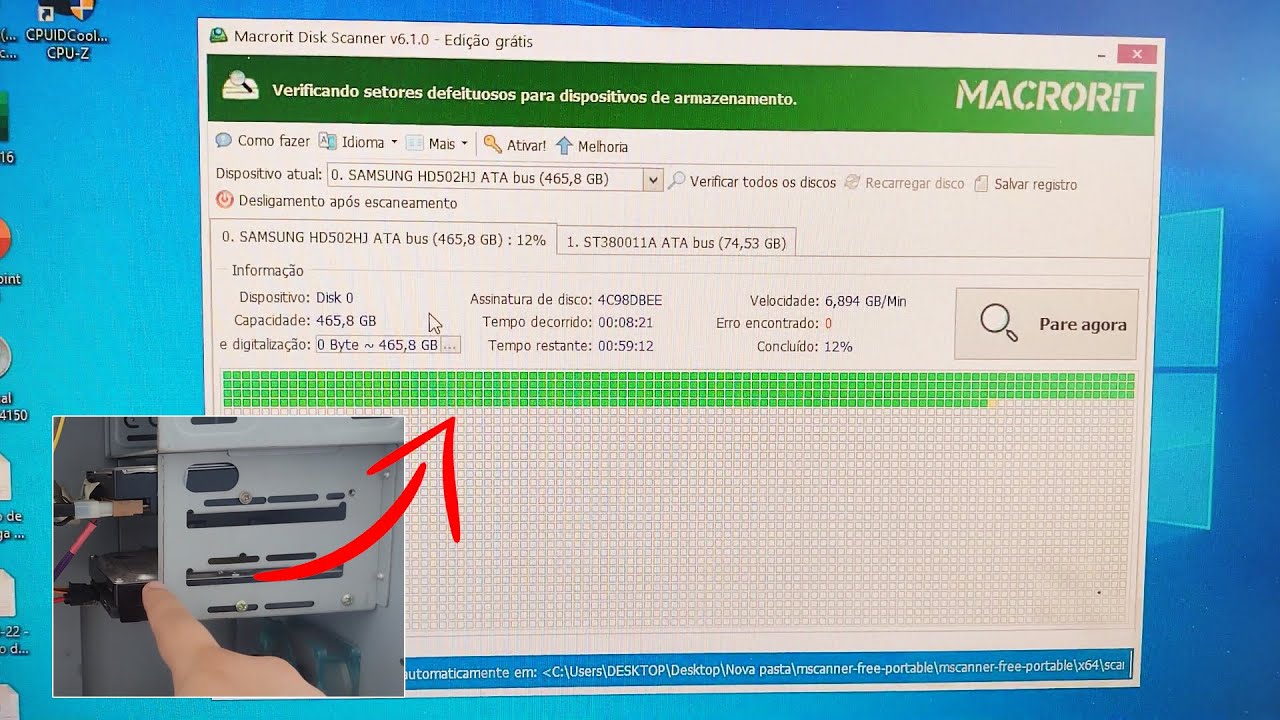 Macrorit Disk Scanner - Testar o HD - Encontrar Setores Defeituosos ...