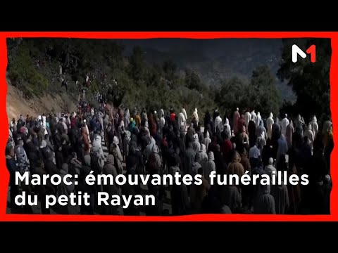  Maroc: émouvantes funérailles du petit Rayan