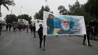 Manifestation anti-américaine à Bagdad : rassemblement pour la mort de Soleimani