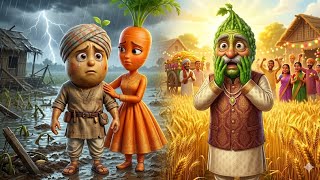 Poor Potato & Rich Carrot Emotional Story | 3D Animated Movie