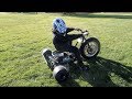 Drift trike on grass no pvc sleeves