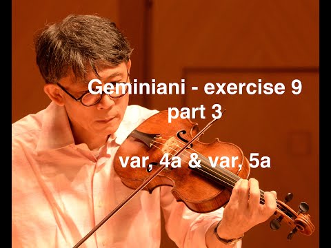 バイオリン奏法 バロックヴァイオリンレッスン Part 3 - Geminiani [The Art of