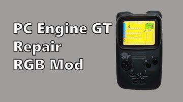 PC 엔진 GT 수리 RGB 개조