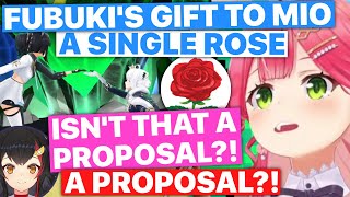 Fubuki's Single Rose Gift To Mio Felt Like A Proposal (Miko & Subaru / Hololive) [Eng Subs]