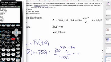 IB HL Math - 11.02.3 Poisson Intro - GDC