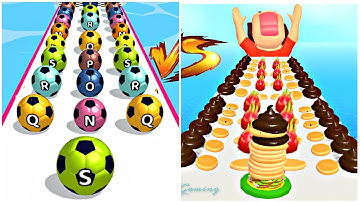 MAX LEVELS A-Z Run vs pancake Run🏆💥: All Levels Gameplay Walkthrough Android ,iOS NEW UPDATE