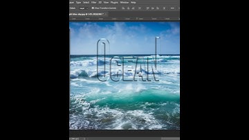 Water Text Effect in Adobe Photoshop 2025 #rajgraphicgyan #photoshop #short