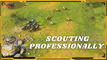 Scouting Professionally in AOE 4 | How to use professional scouts most effectively | Scout Meta