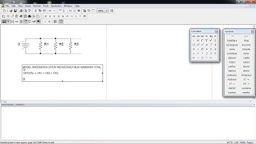 Hitung Nilai Resistor Total dari susunan resistor paralel pakai Mathcad