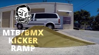 How to build a kicker ramp for BMX or MTB