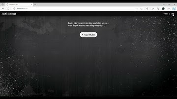 Habit tracking project