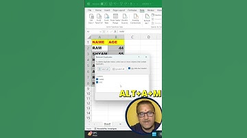 Remove Duplicates in Excel Using ALT + A + M Shortcut | Excel Tips & Tricks