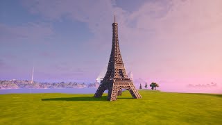 Jumping Off The Eiffel Tower In Fortnite