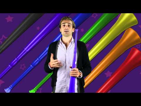 How To Use A Vuvuzela Horn How To Blow A Vuvuzela Stadium Horn