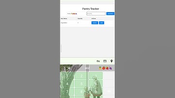 Pantry tracker made using html css javascript #headstarter #ai