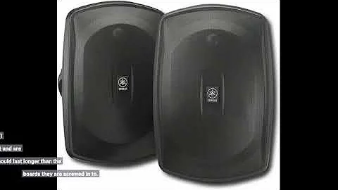 User Review: Yamaha NS-AW190WH 2-Way Indoor/Outdoor Speakers (Pair, White)