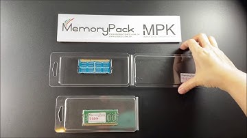 ddr memory ram plastic box packaging  (memorypack 2216-002B)